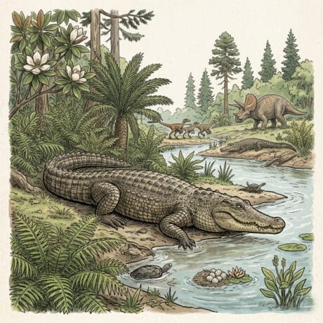 Krokodil-Borealosouchus