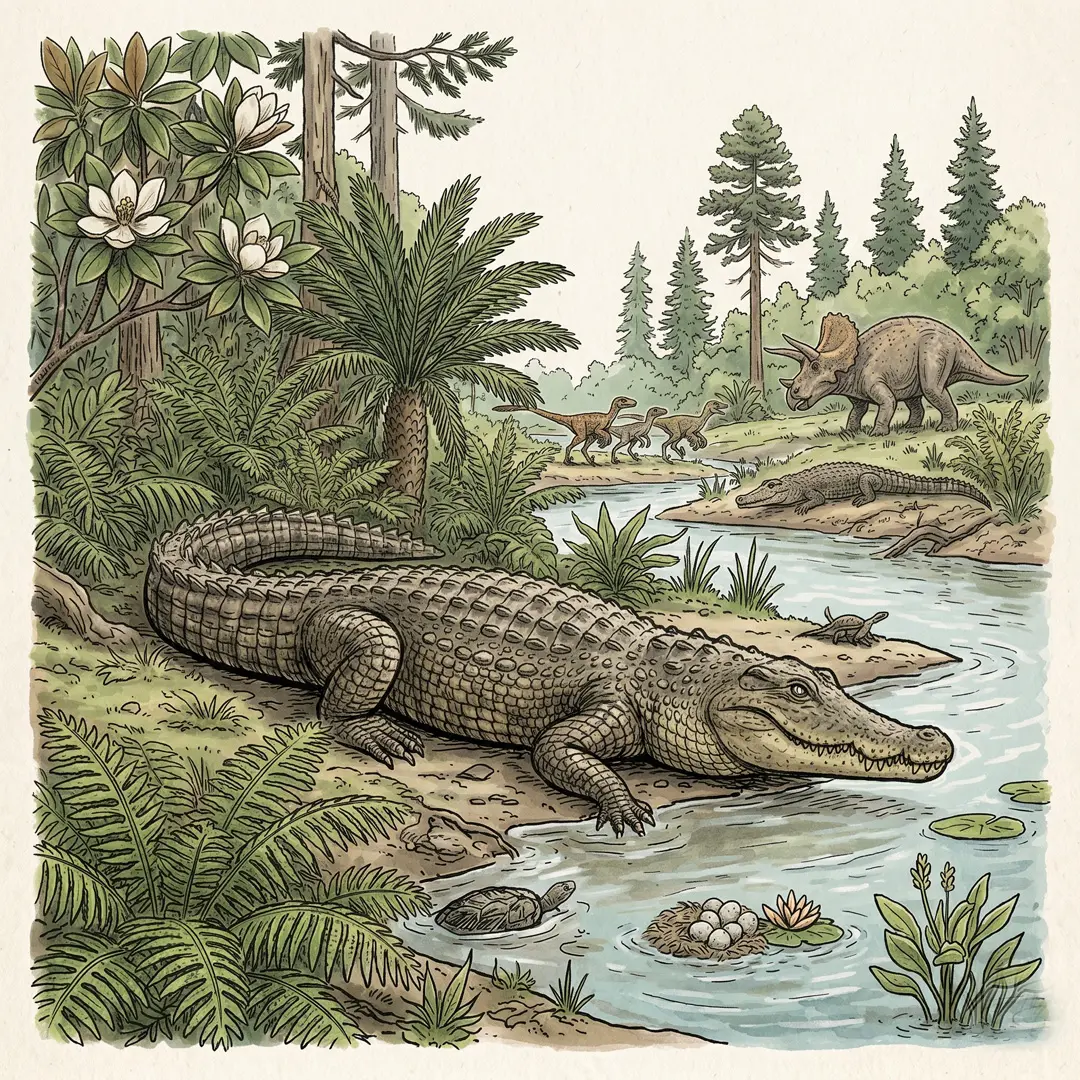Krokodil-Borealosouchus