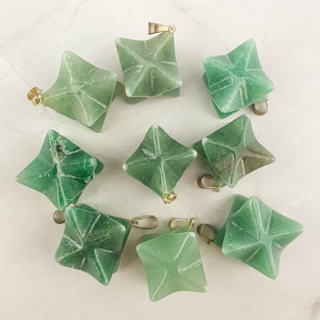 Aventurin Merkaba Privezak #8678D6 (1)