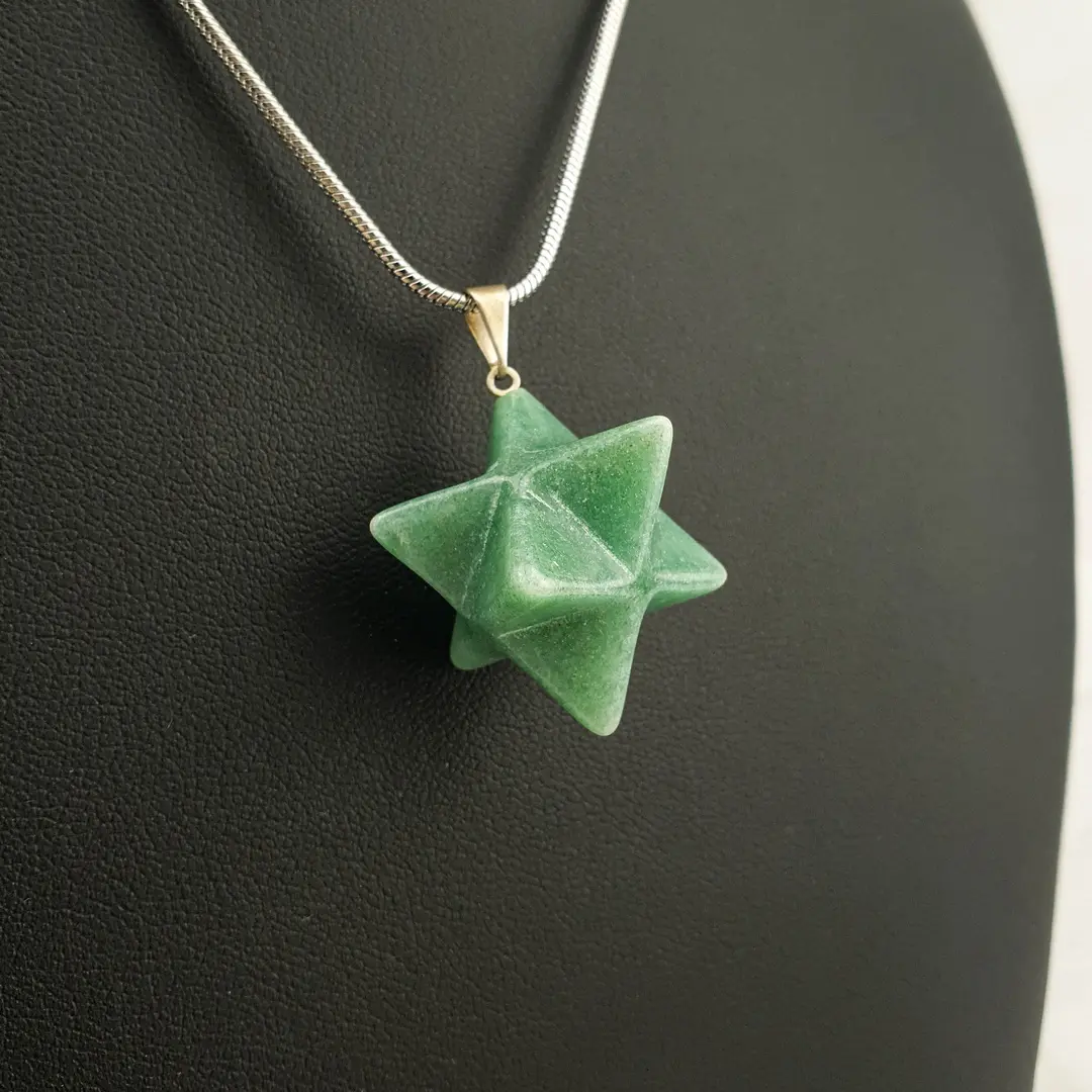 Aventurin Merkaba Privezak #8678D6
