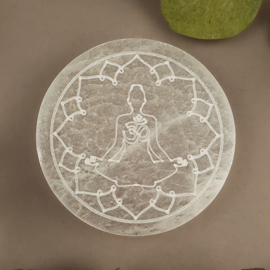 Selenit ploča Meditacija #9142P10-a (2)