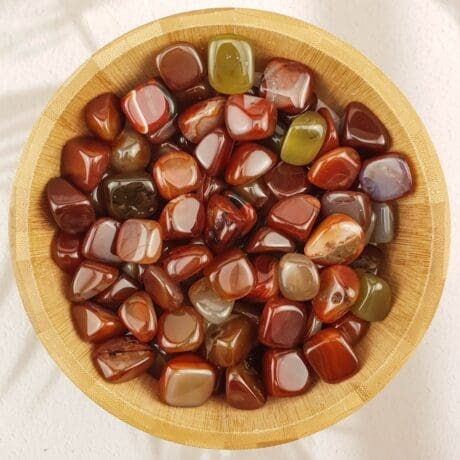 Karneol kockasti tumblovani #7076D21