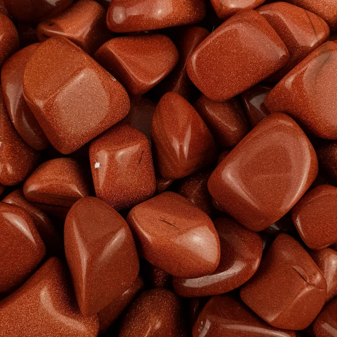 Sunčev kamen sintetika tumblovani kockasti 1kg #11310P5