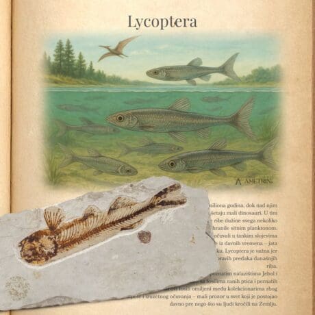 Lycoptera - fosil riba