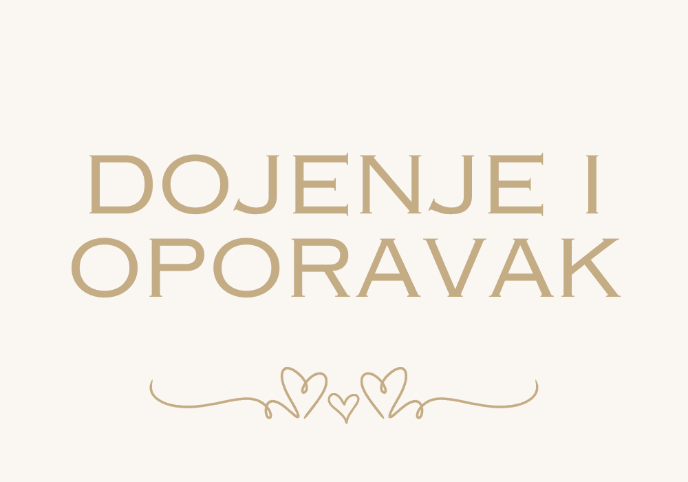 Dojenje i oporavak uz kriustale