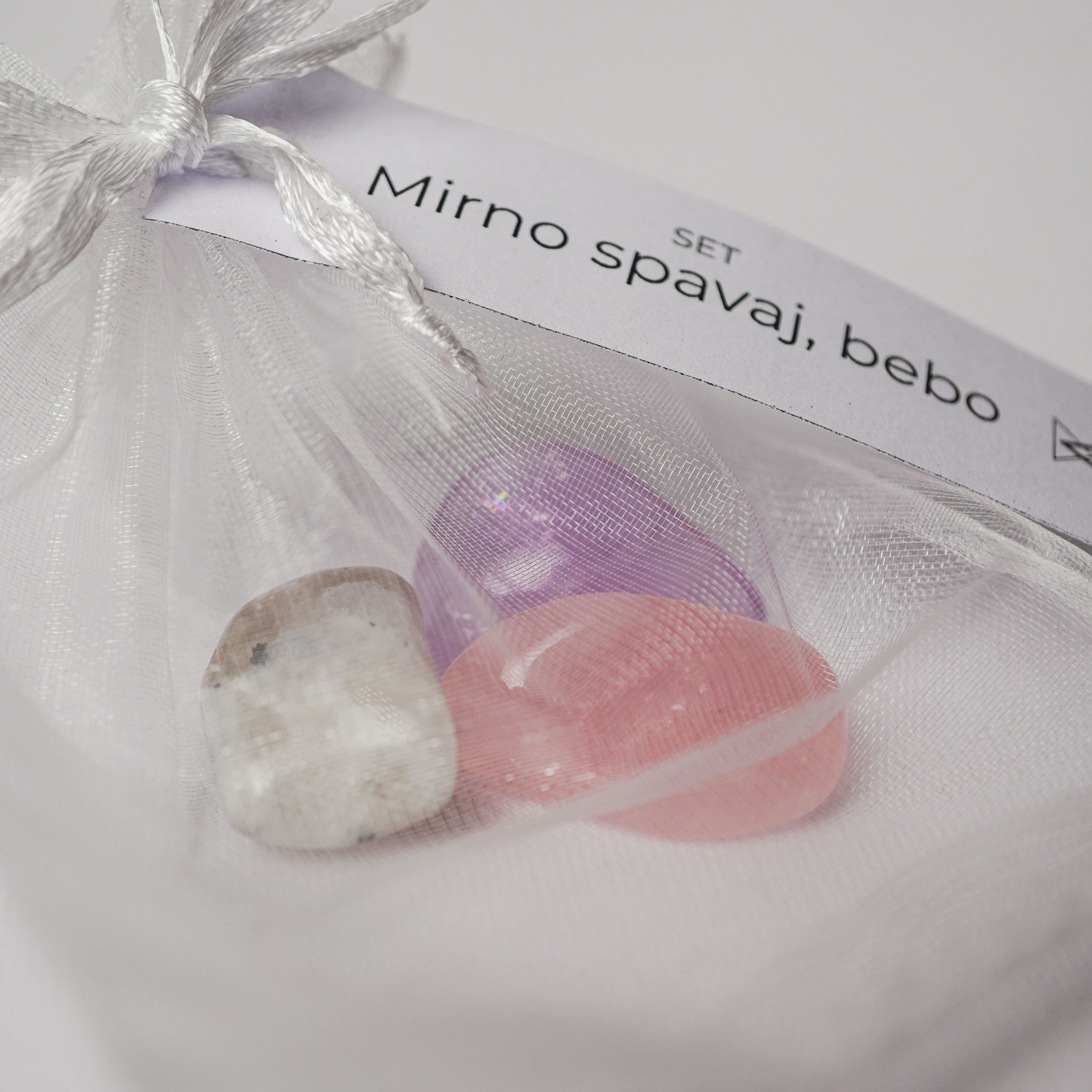 Mirno spavaj bebo - Set kristala za bebe (2)