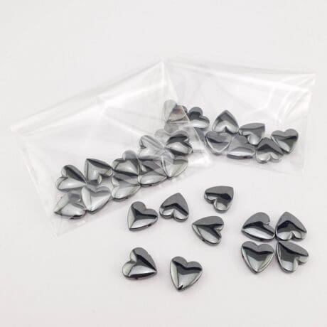 Hematit Srce Perla 10mm - 10kom #H59D1