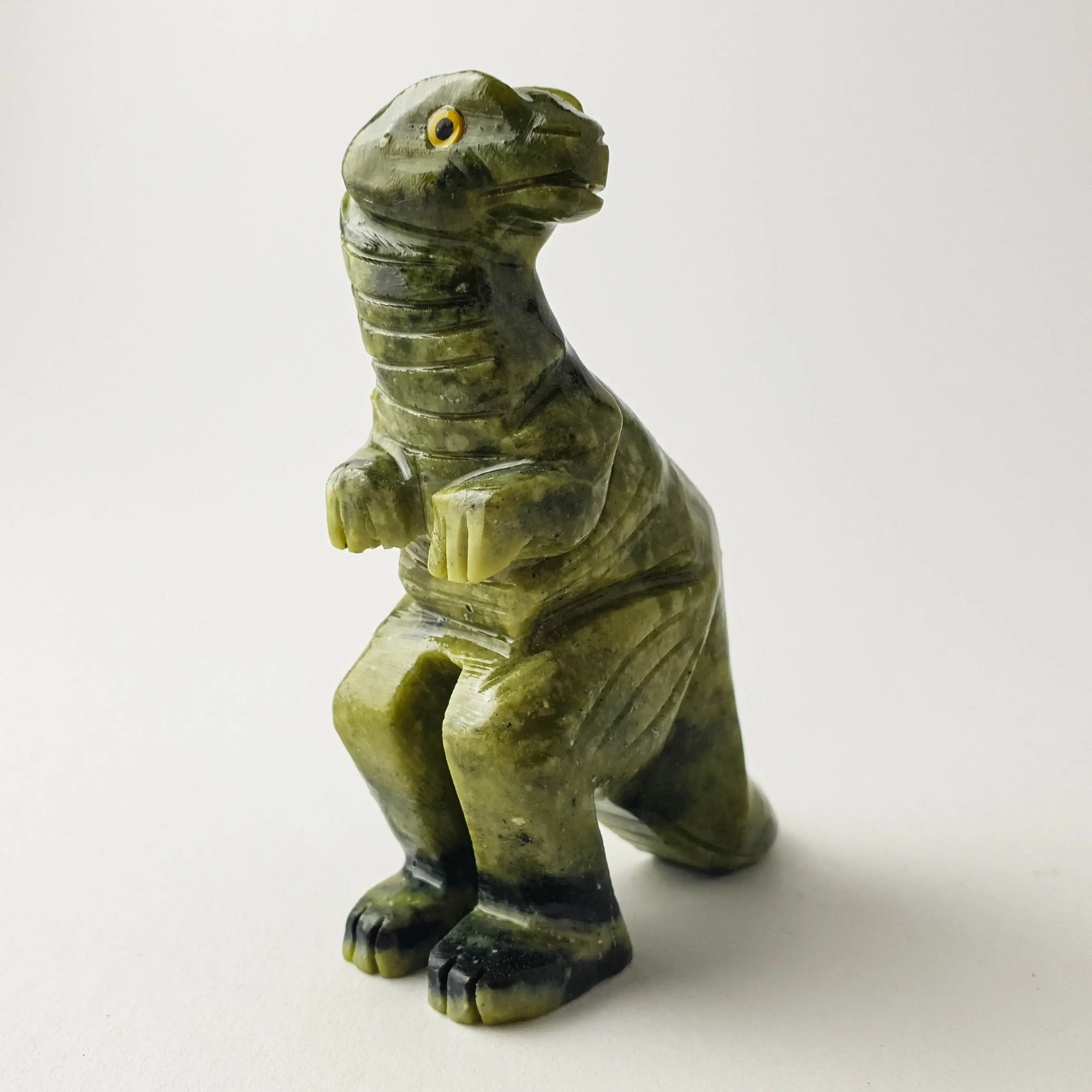 Žad Dinosaurus Figura #11947P2-3 (2)
