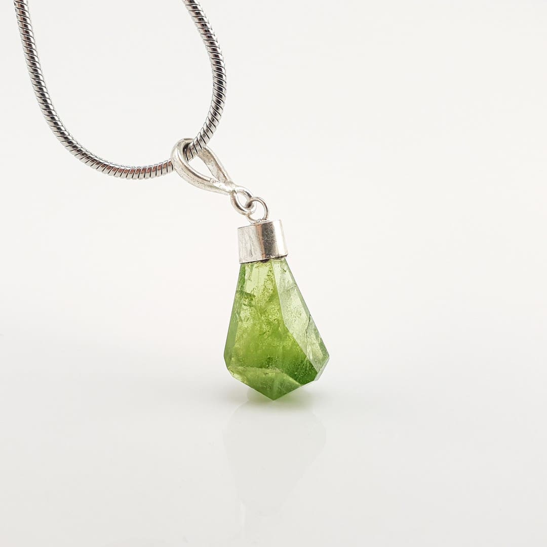 Peridot (Olivin) Privezak Srebo 925 #12113 v1 (2)