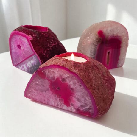 Ahat Svećnjak Pink #12313P9