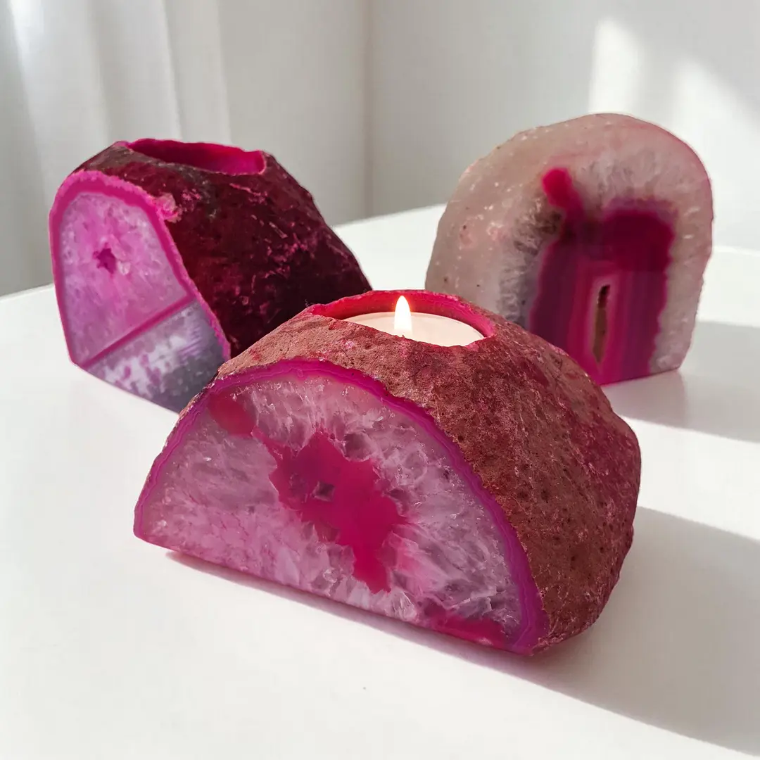 Ahat Svećnjak Pink #12313P9